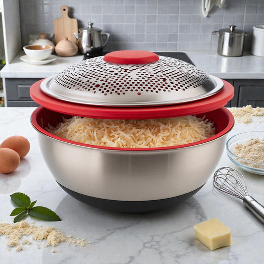Altovan Non-Slip Mixing Bowl with Grater Lids