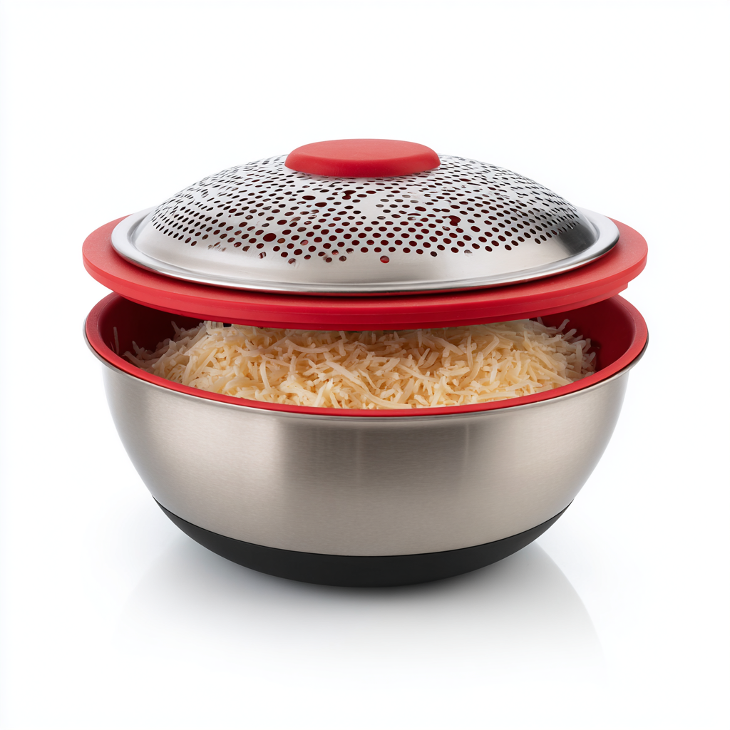 Altovan Non-Slip Mixing Bowl with Grater Lids